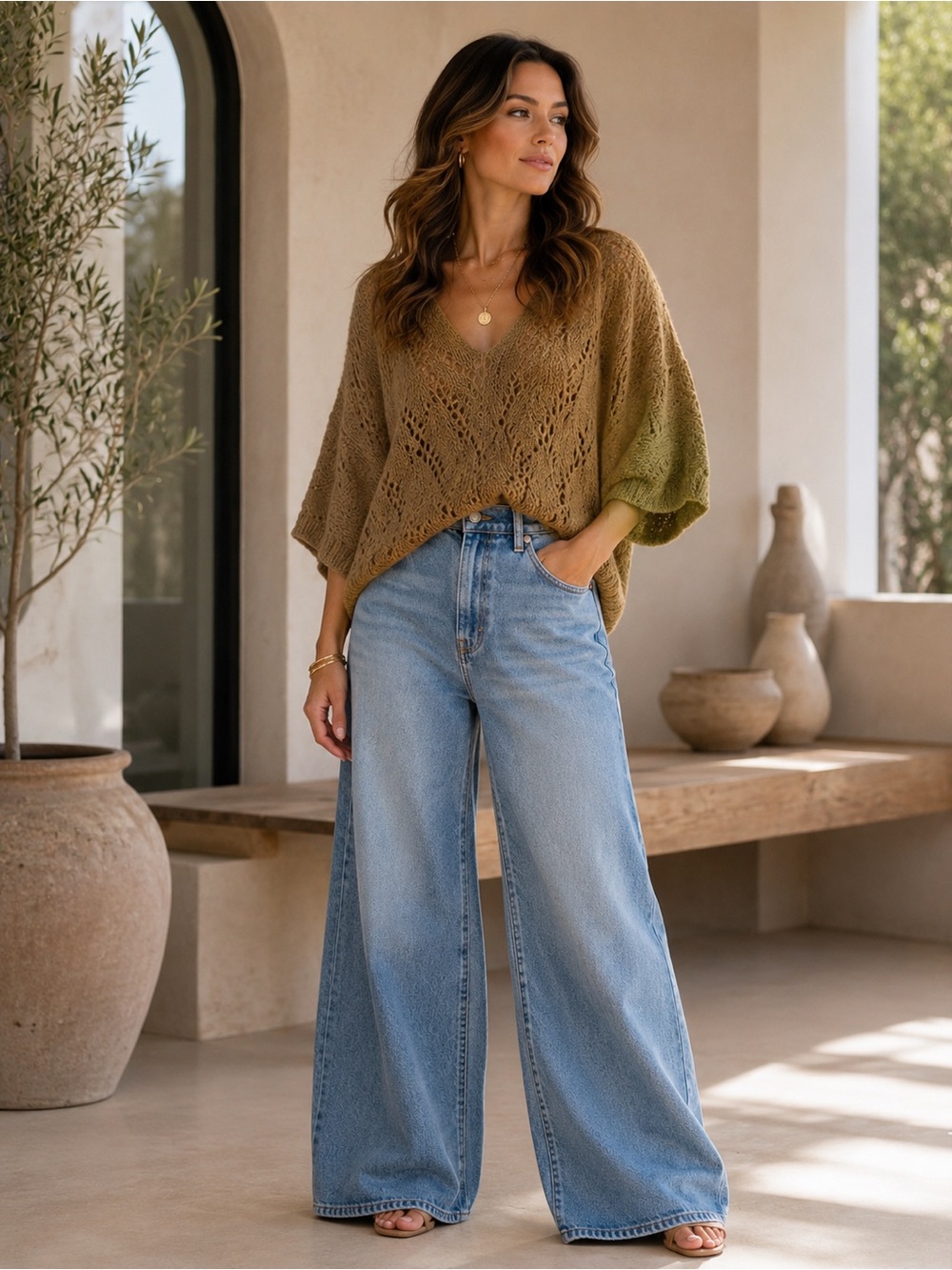 Made in Italy 🇮🇹 V-Neck Knit Sweater